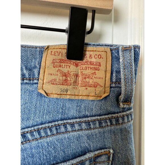 Levi's 505 Women's Long Straight Leg Nouveau Low Jeans Size 8L - Picture 5 of 14